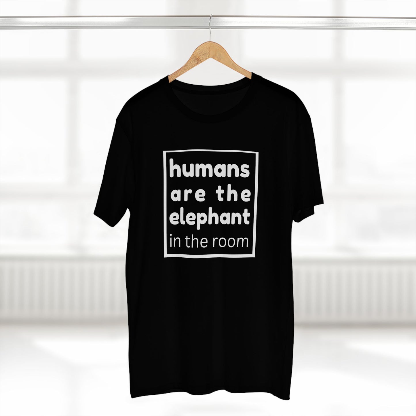 HUMANS ARE THE ELEPHANT IN THE ROOM | Climate Change Awareness T-Shirt