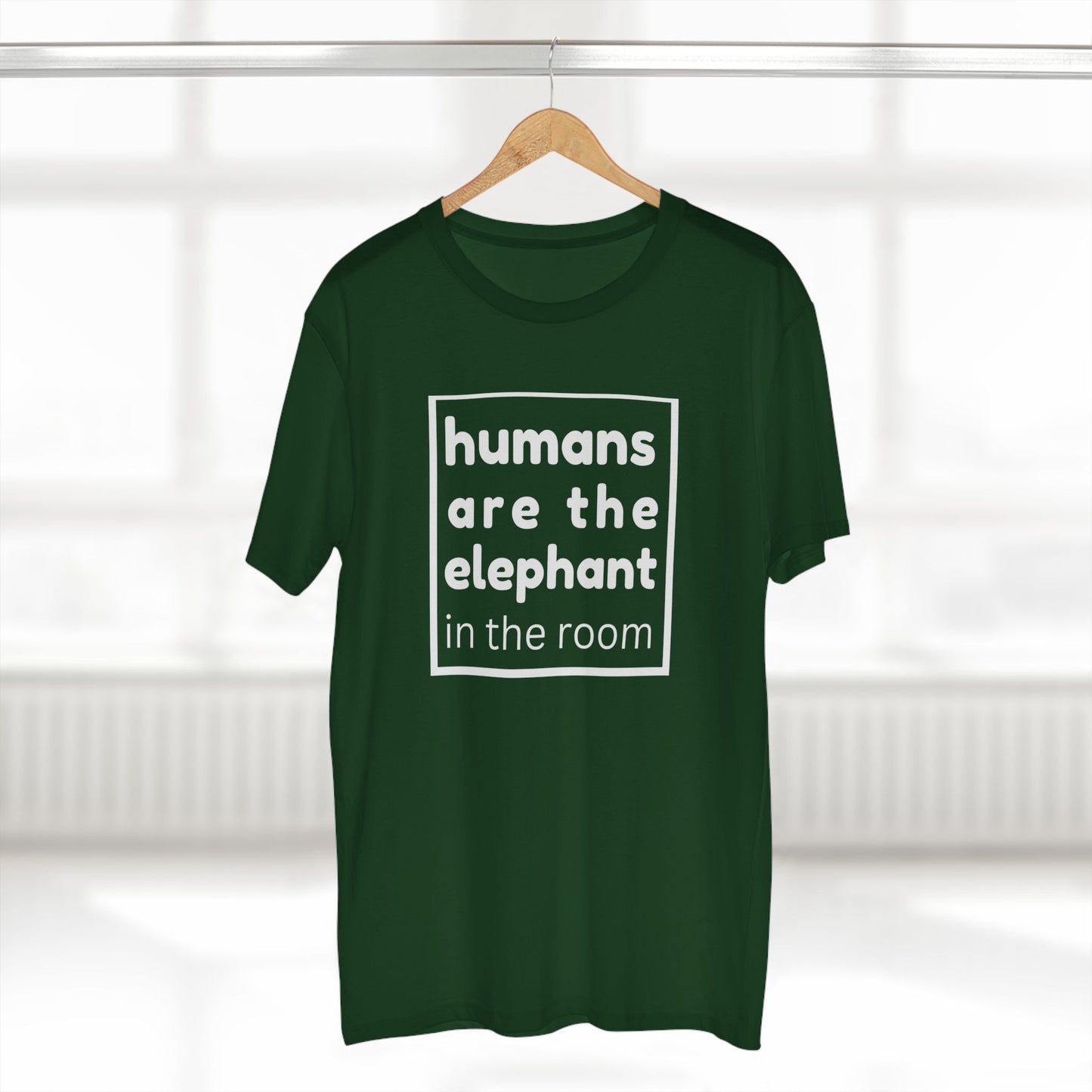 HUMANS ARE THE ELEPHANT IN THE ROOM | Climate Change Awareness T-Shirt