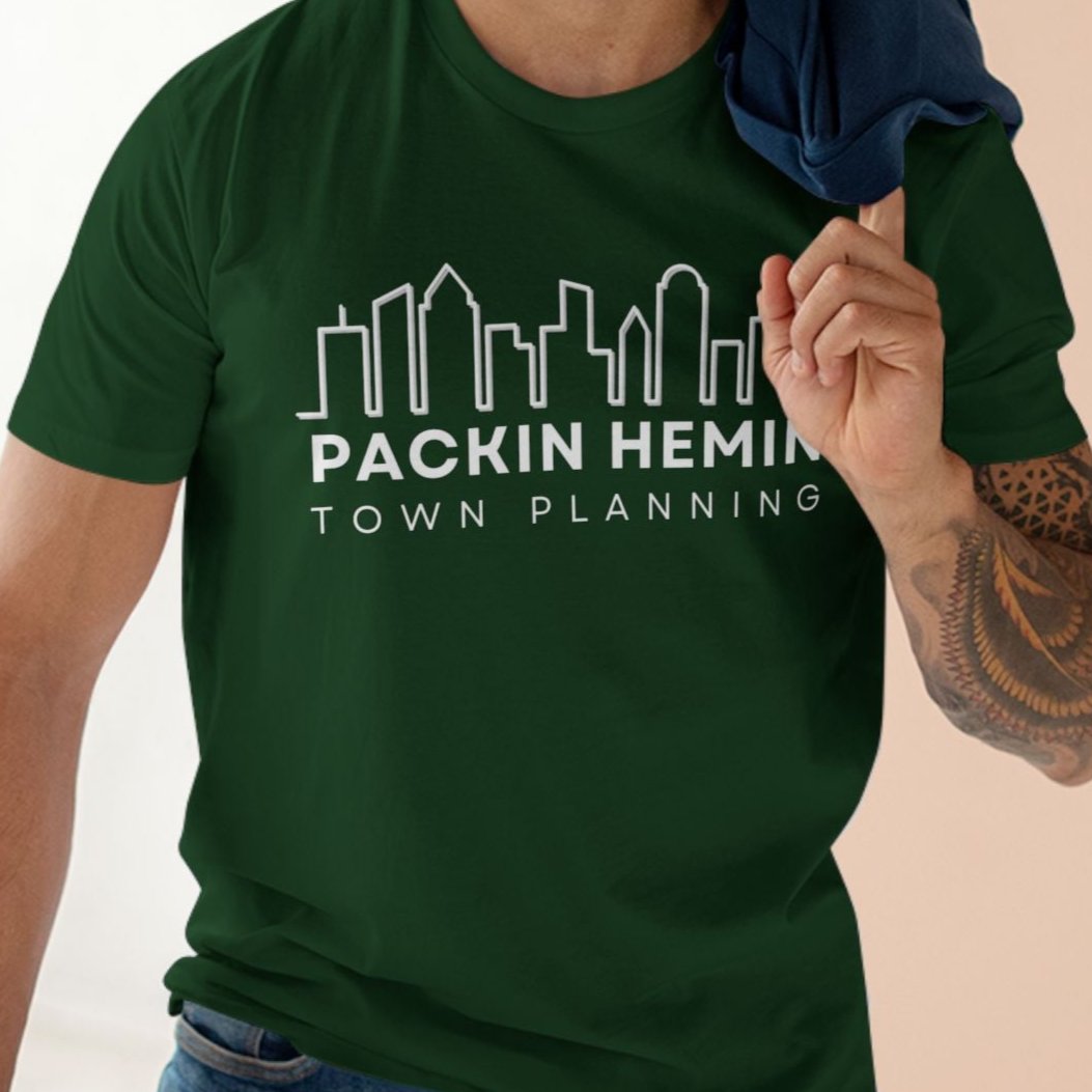 PACKING THEM IN | Funny Town Planning T-shirt